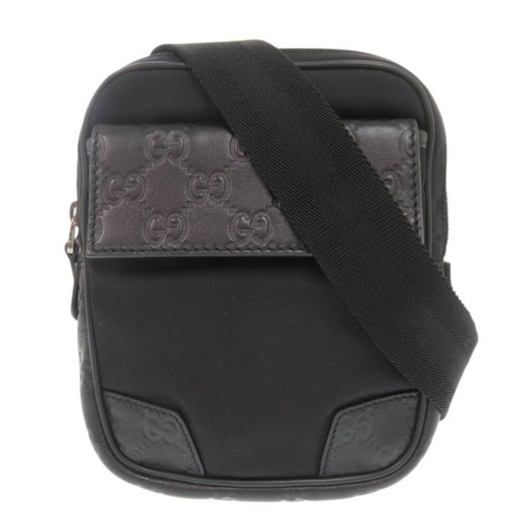 Gucci Handbags - Gucci Guccissima Black CANVAS, LEATHER shoulder